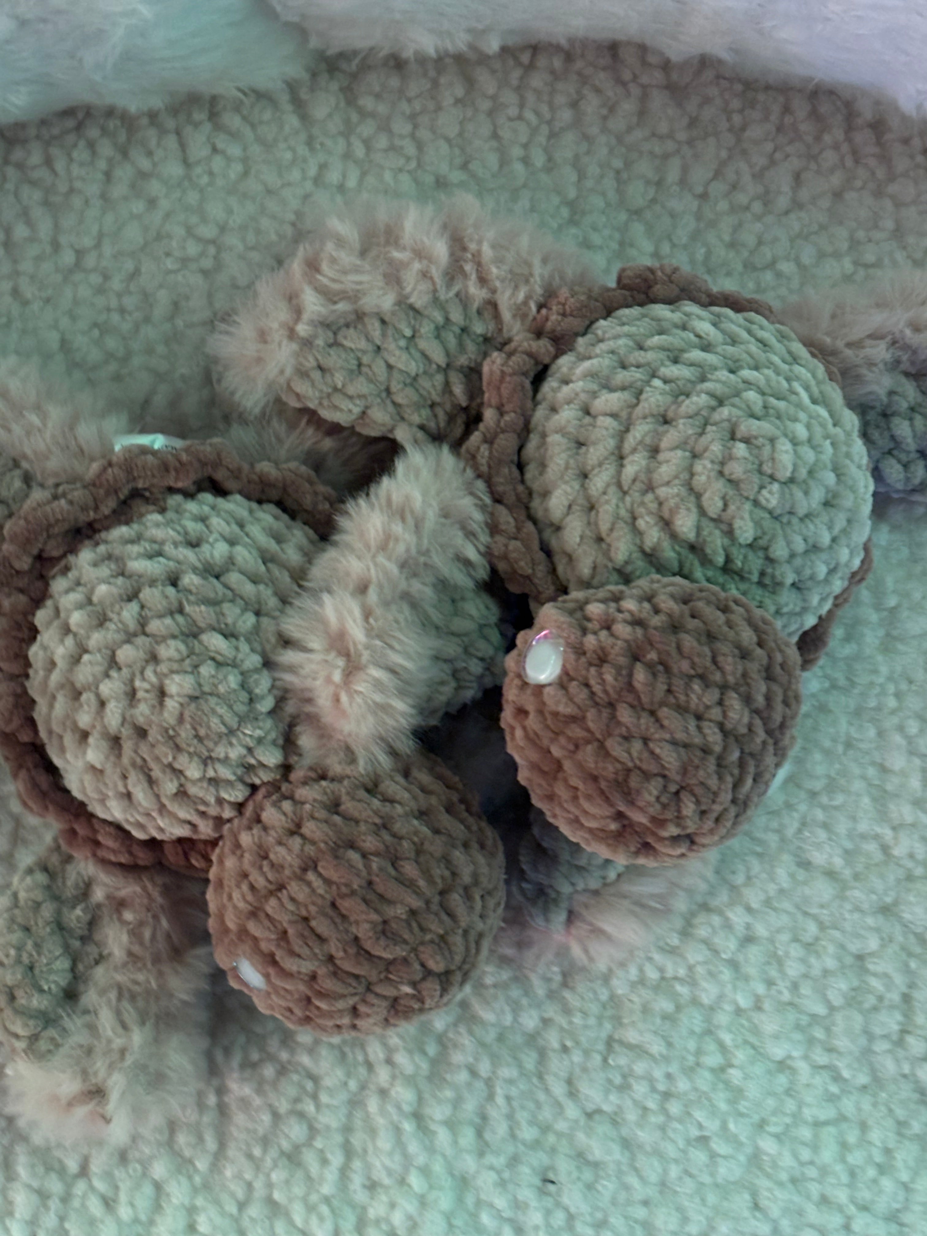 Babyschildkröte mit Furry Wolle