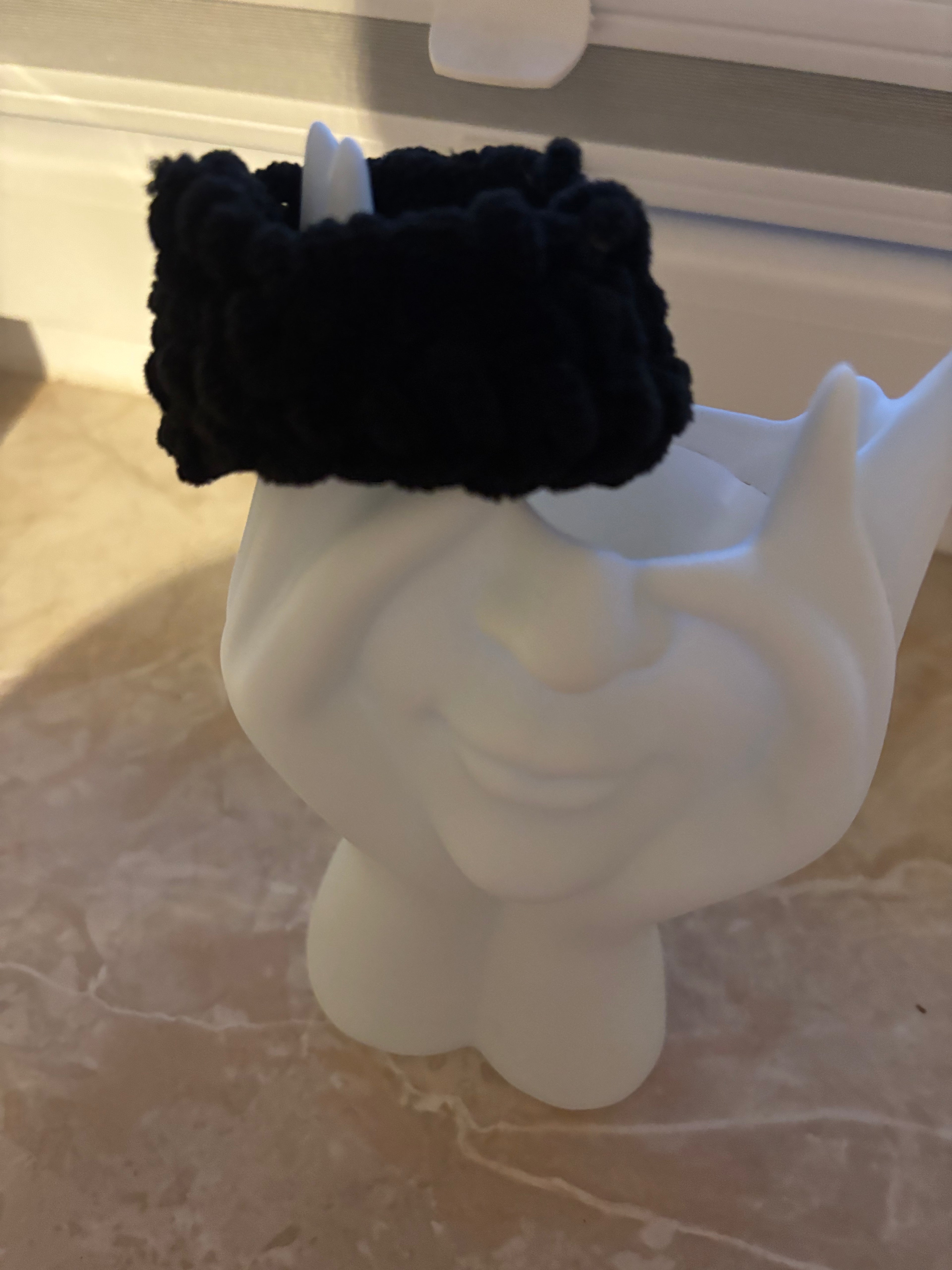 Haargummi "schwarze Nacht"