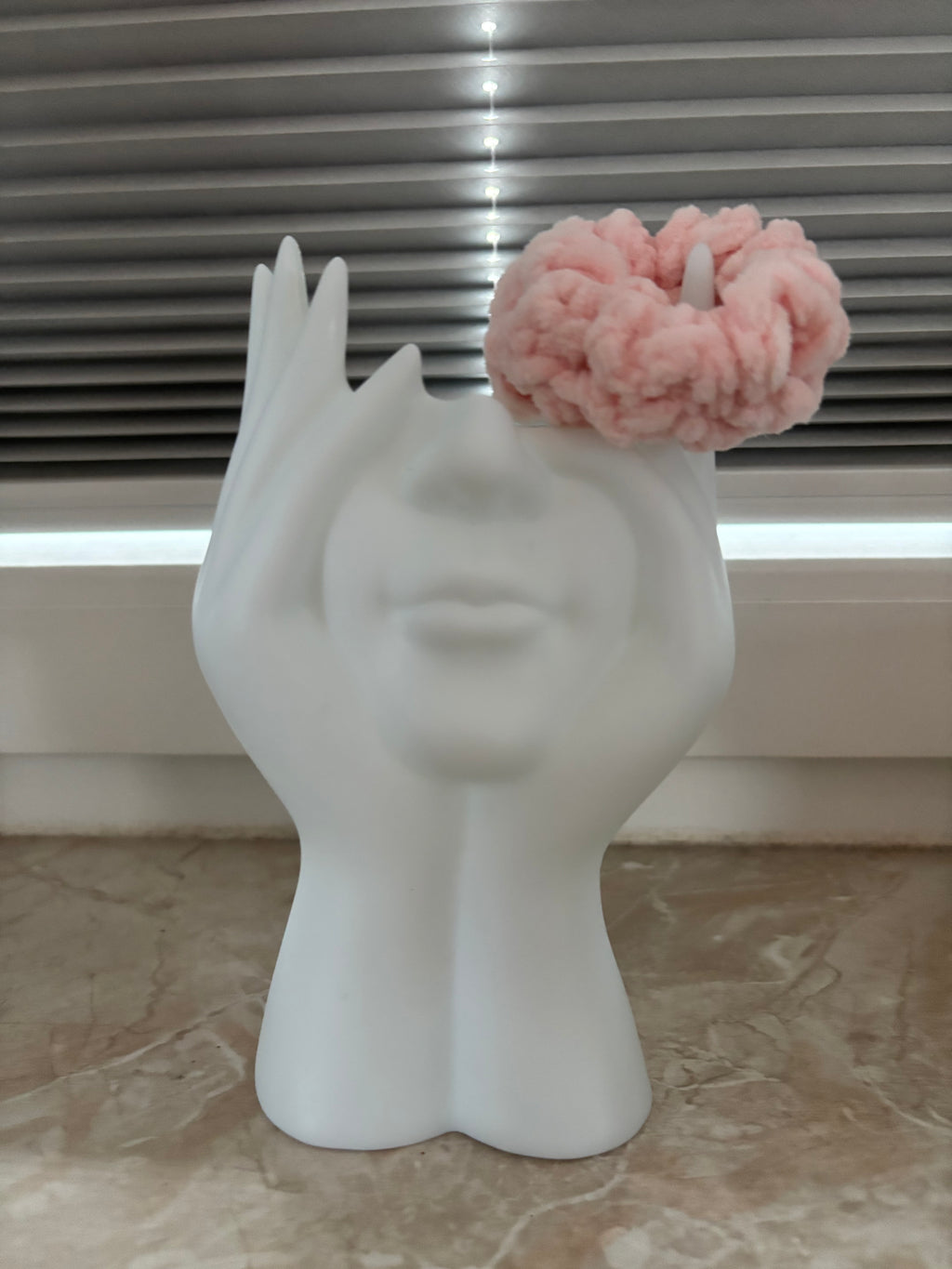 Scrunchie "Rosa Blüte"