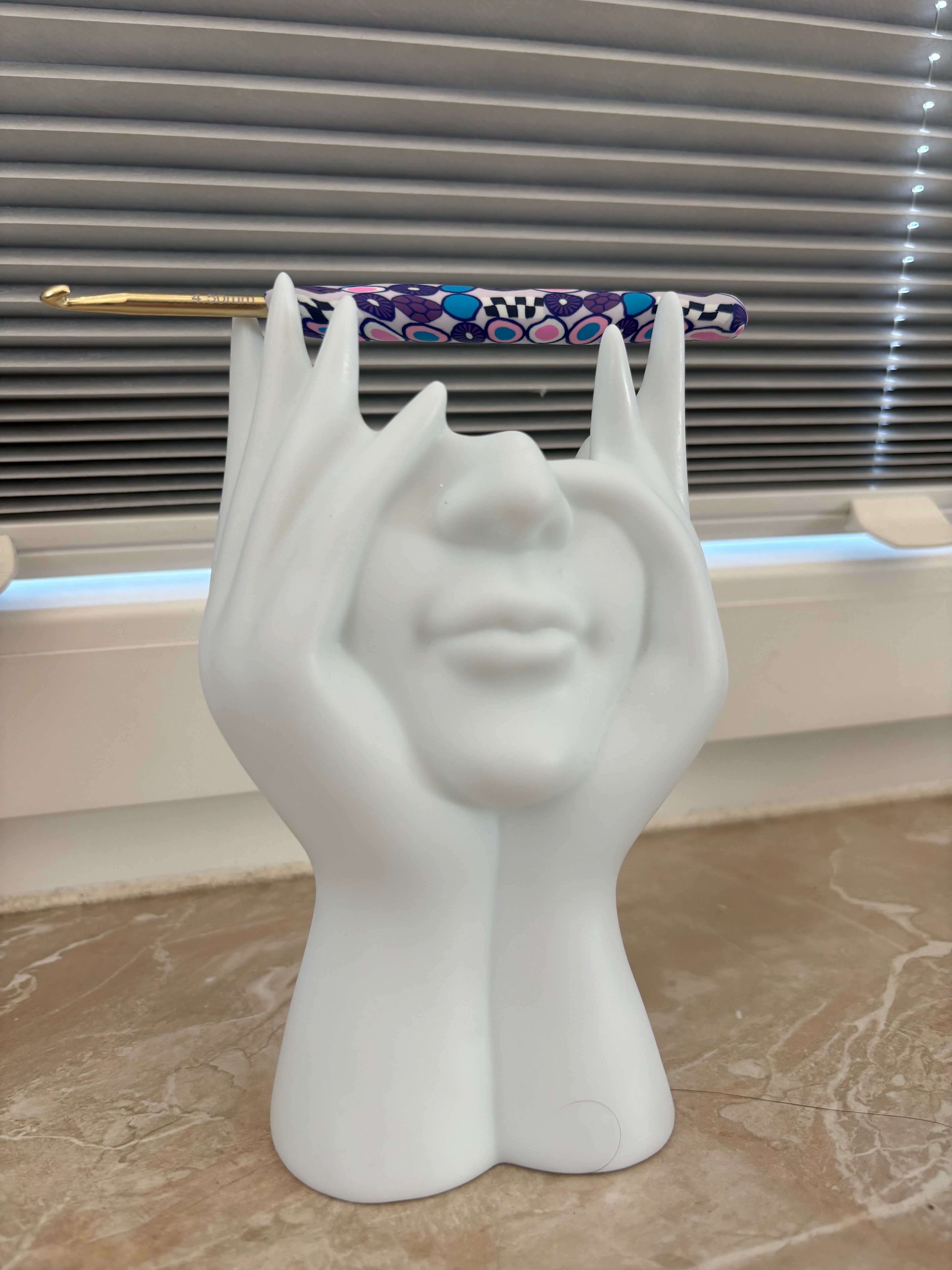 Häkelnadel 4,50mm / abstraktes Muster