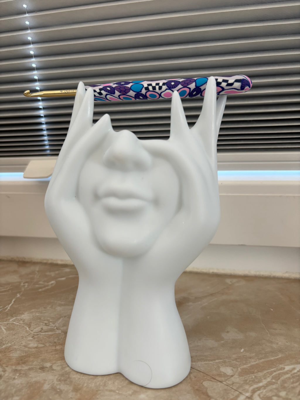 Häkelnadel 4,50mm / abstraktes Muster