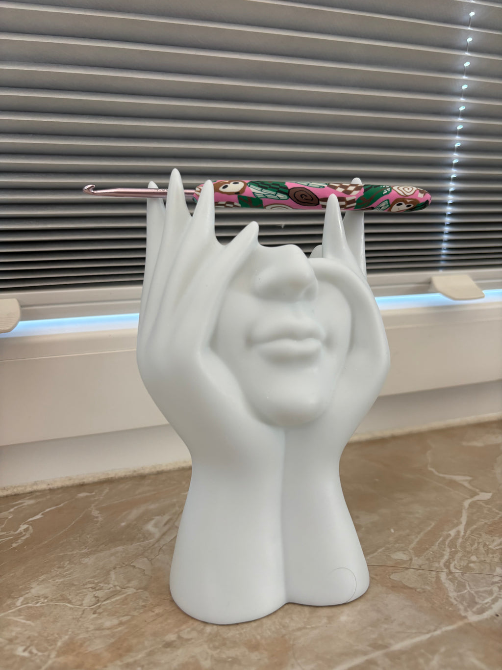 Häkelnadel 4.00 mm / Romi der Fuchs in Pink