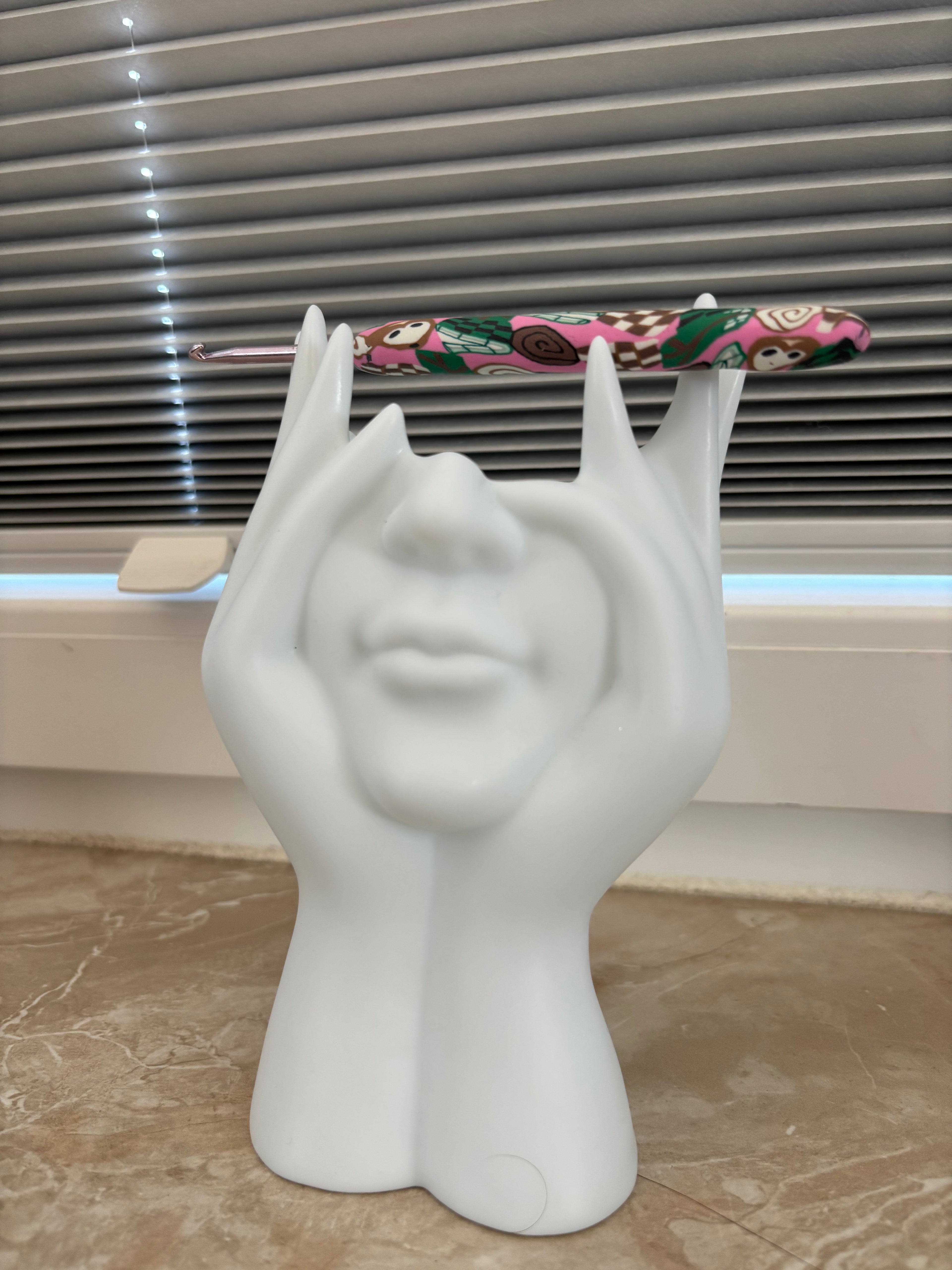 Häkelnadel 4.00 mm / Romi der Fuchs in Pink