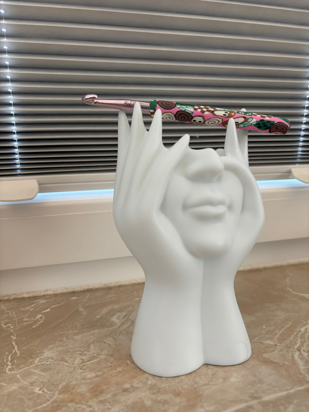 Häkelnadel 8.00mm / Romi der Fuchs in Pink