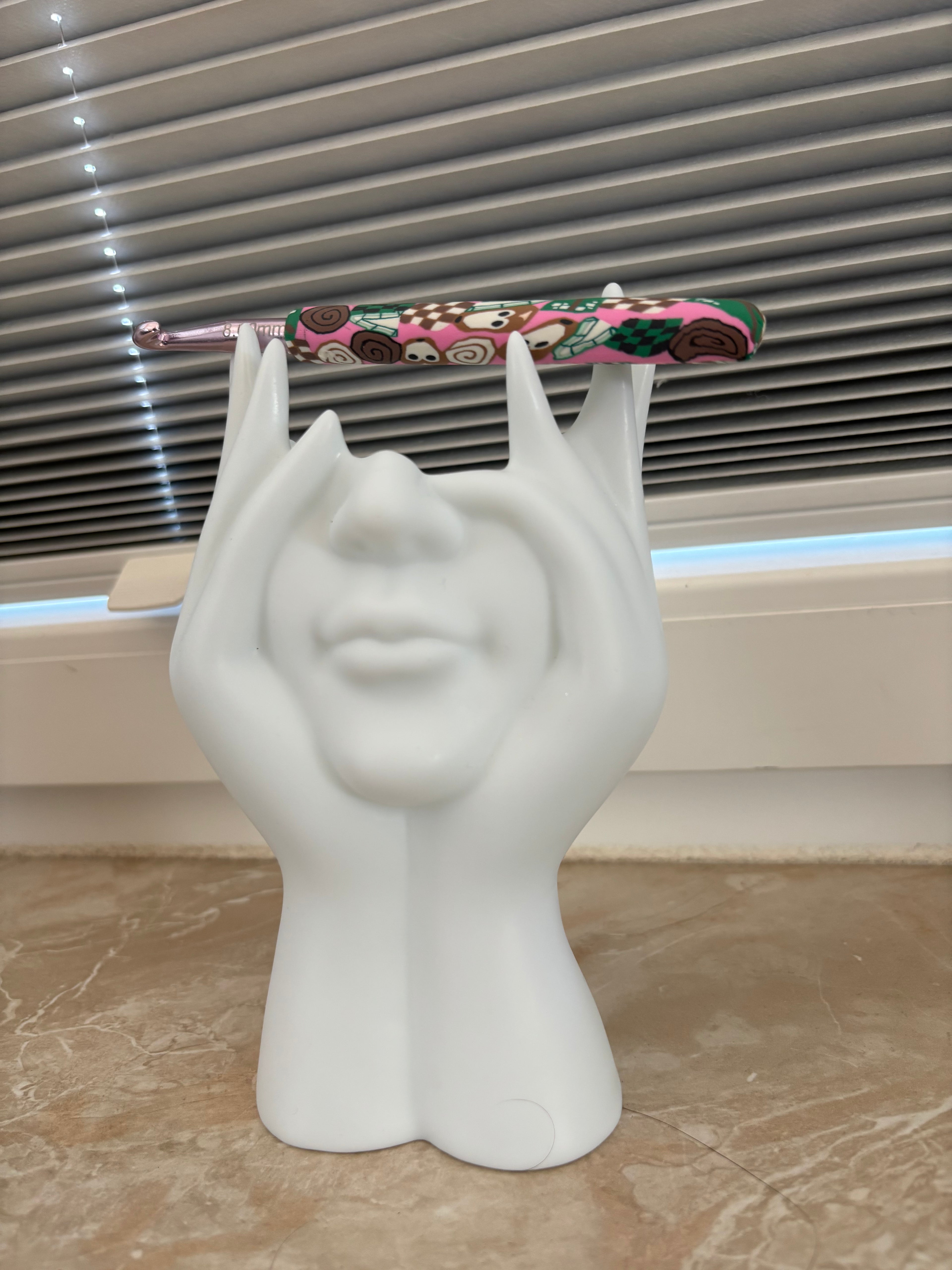 Häkelnadel 8.00mm / Romi der Fuchs in Pink