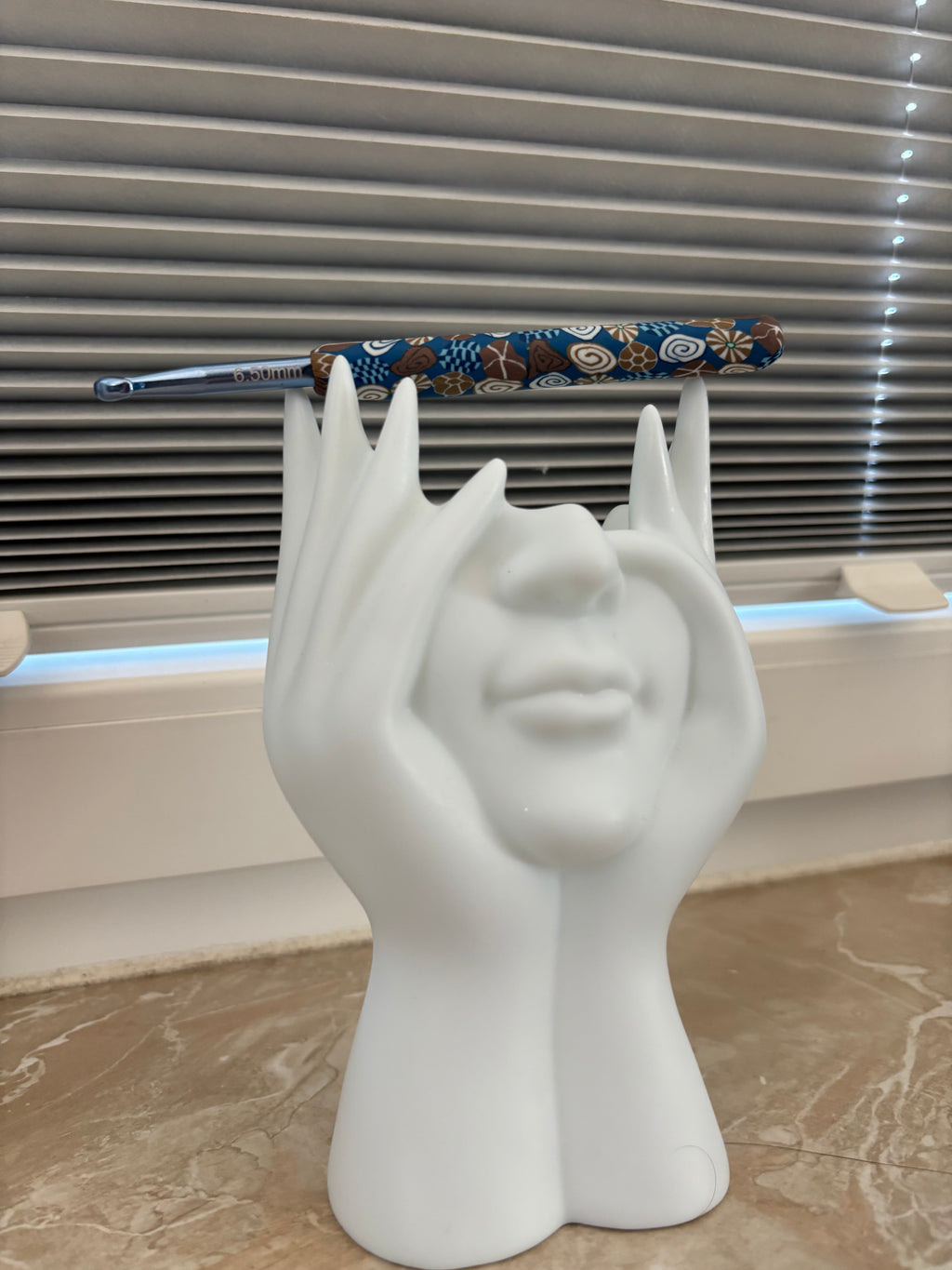 Häkelnadel 6.50 / Muscheln in Blau