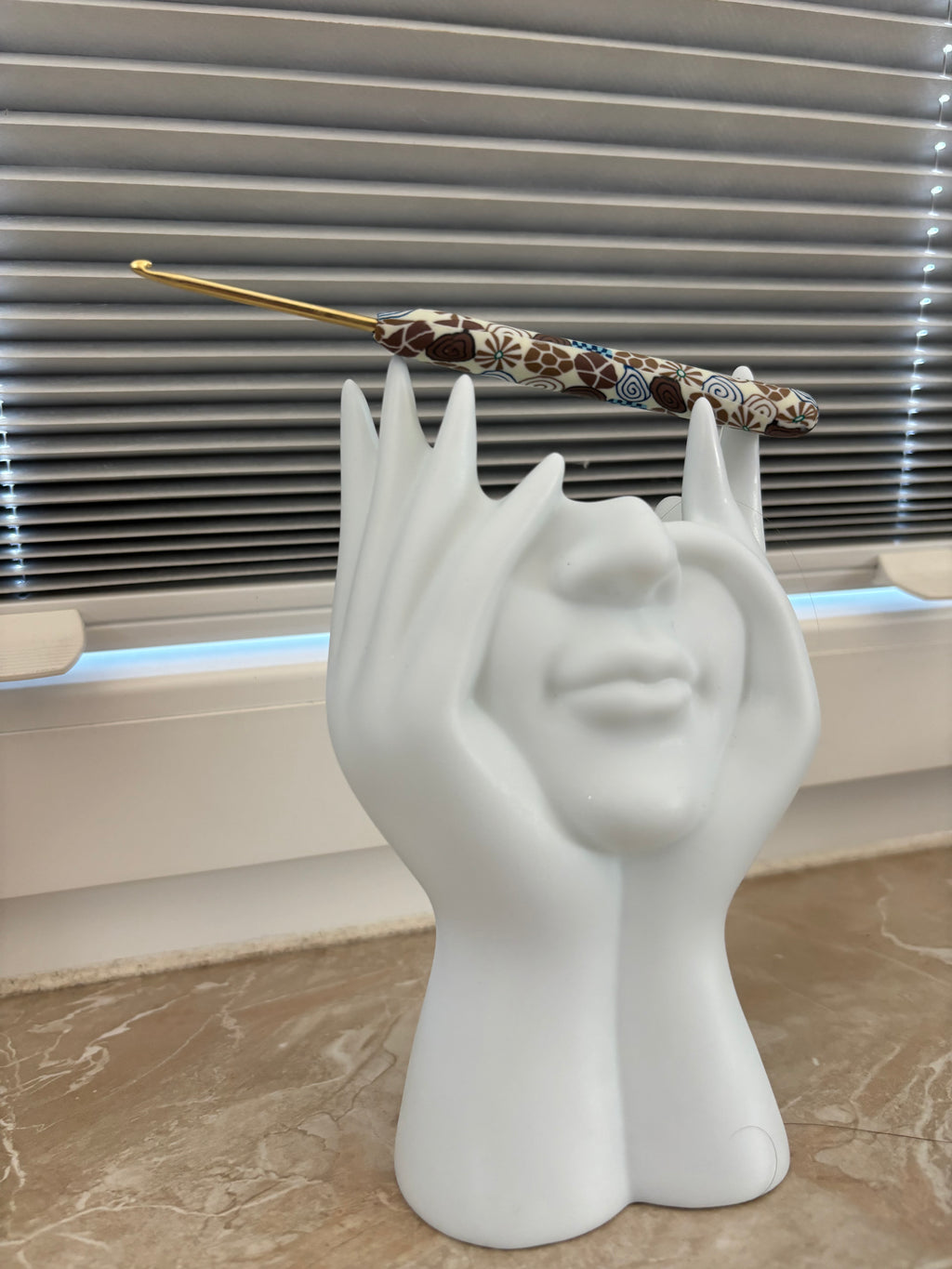 Häkelnadel 2.75mm// Muschellook in Gold