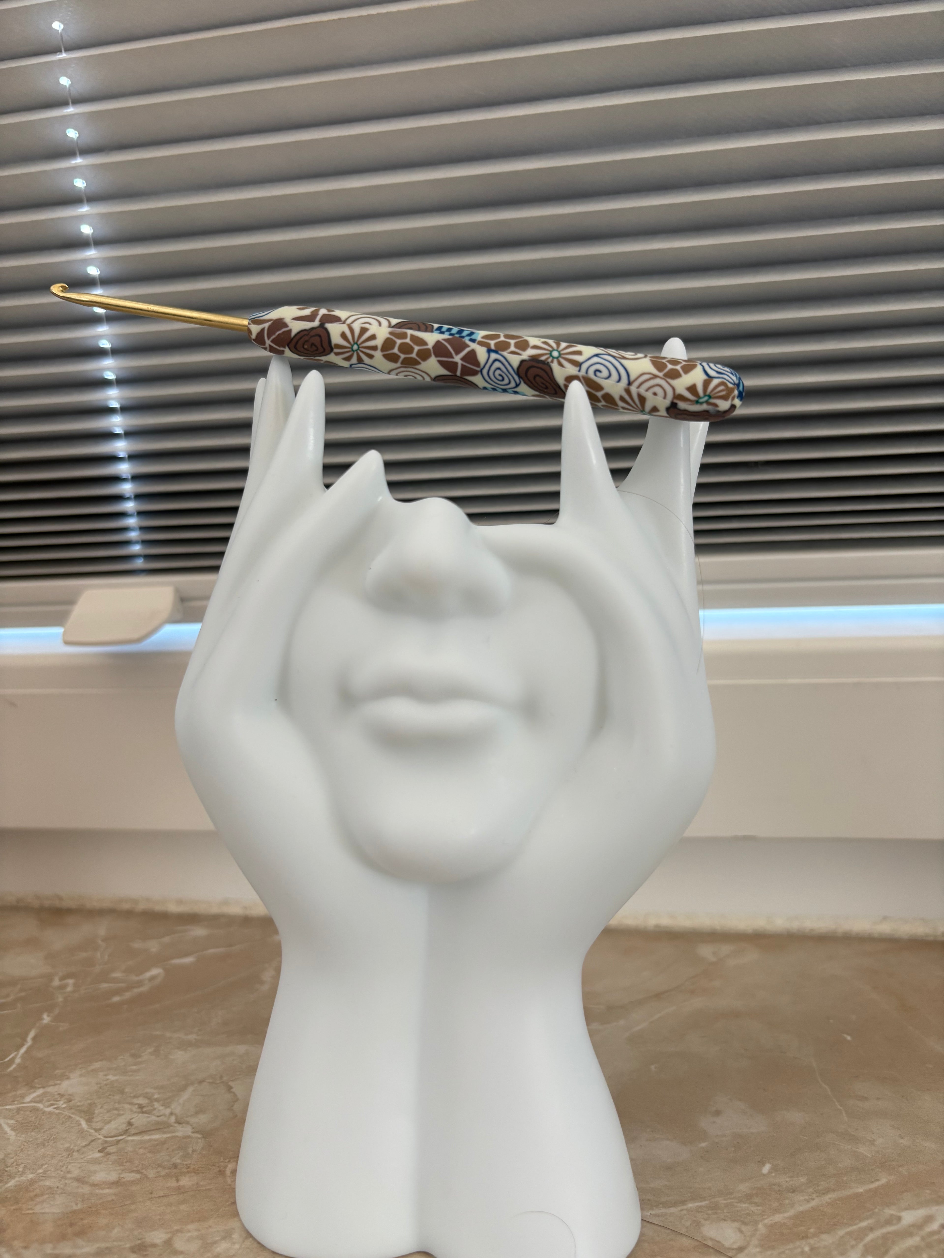 Häkelnadel 2.75mm// Muschellook in Gold