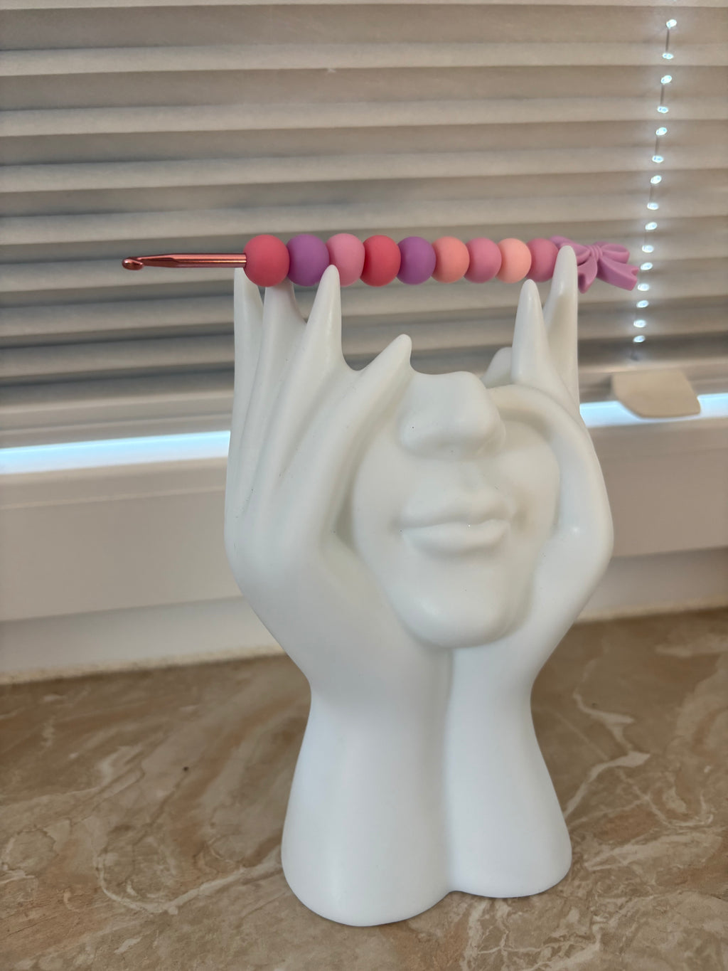 Häkelnadel 3,5mm Lila Schleife