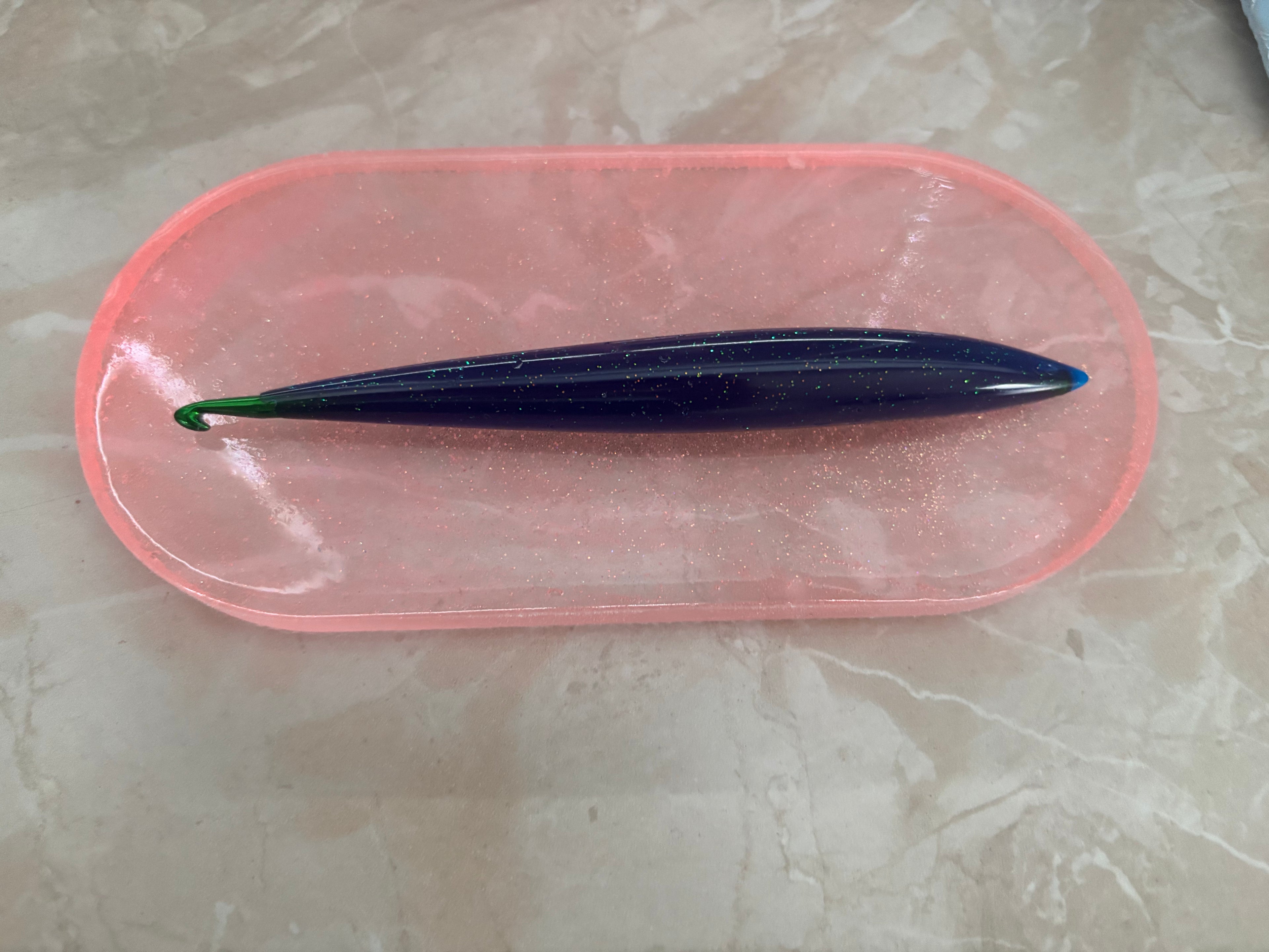 Resin Häkelnadel 4,0 MM B WARE!!!!