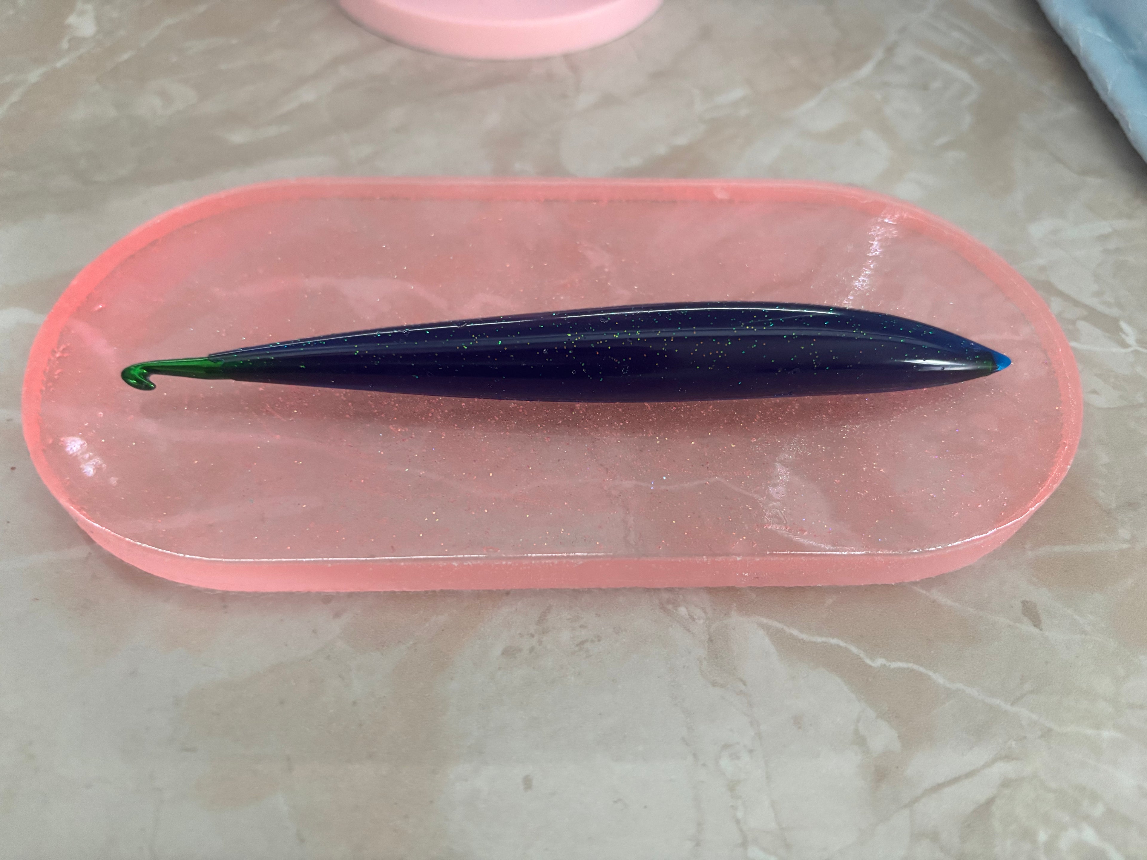 Resin Häkelnadel 4,0 MM B WARE!!!!