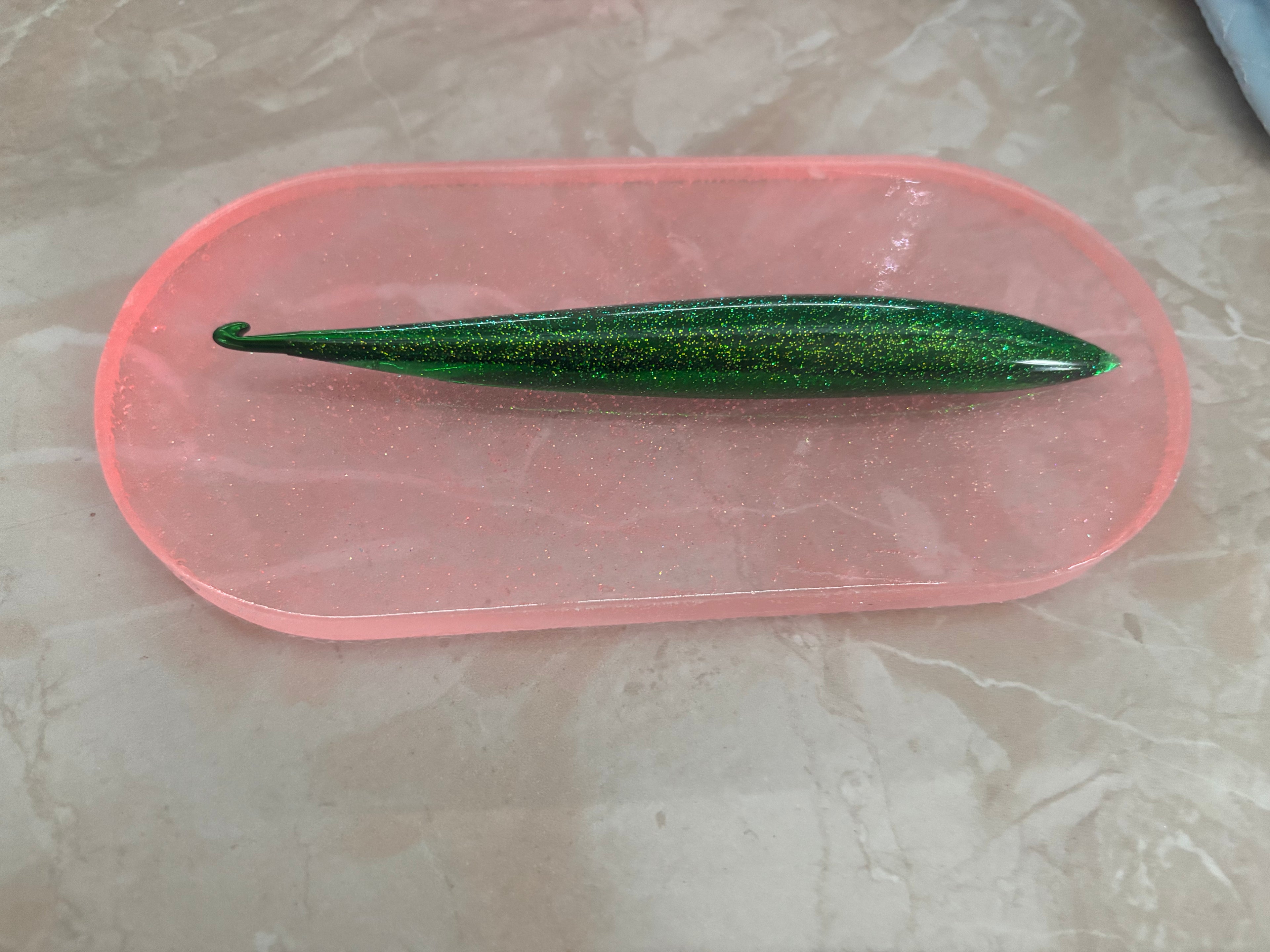 Resin Häkelnadel 4,0 MM B WARE!!!!