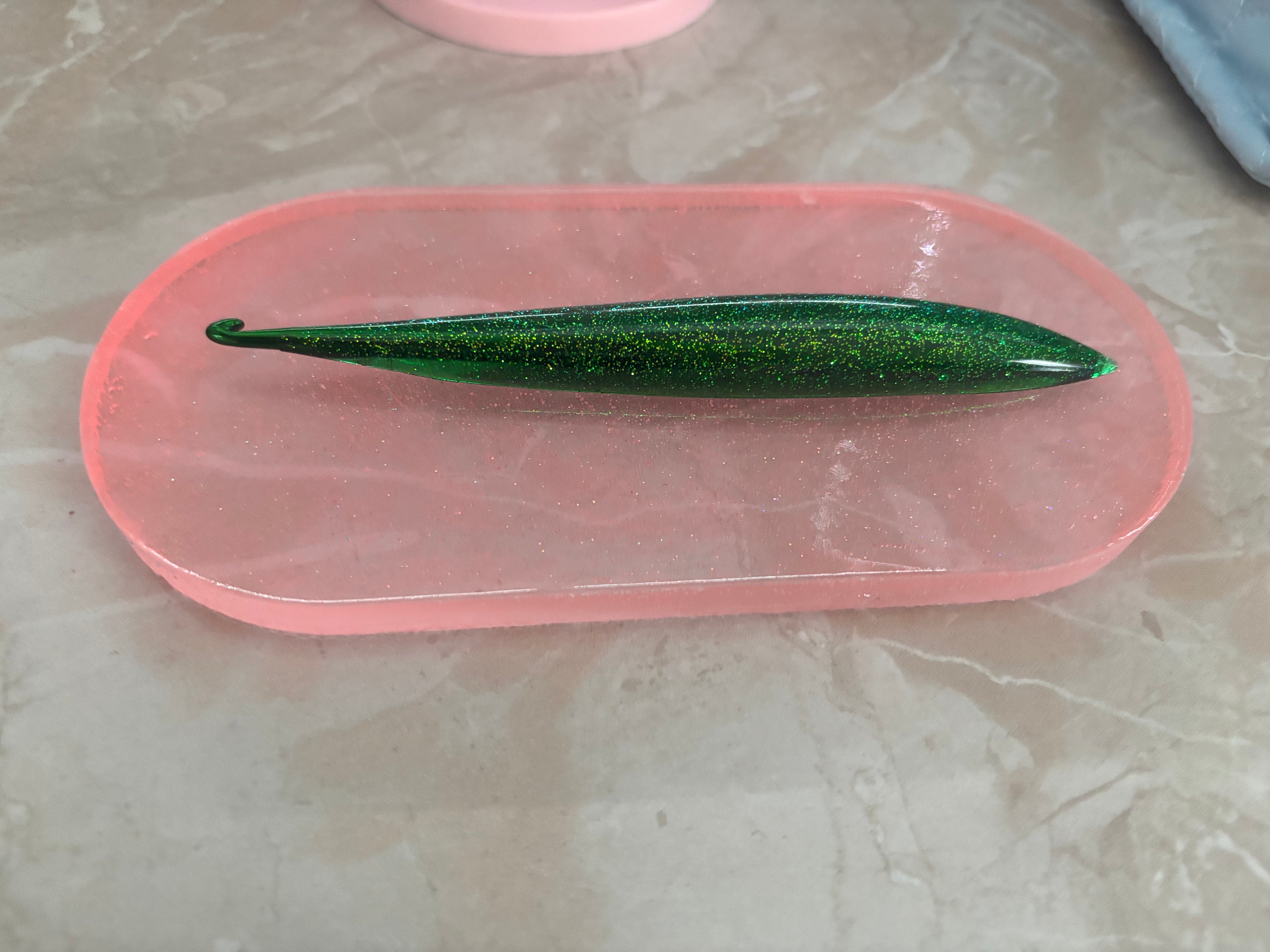 Resin Häkelnadel 4,0 MM B WARE!!!!