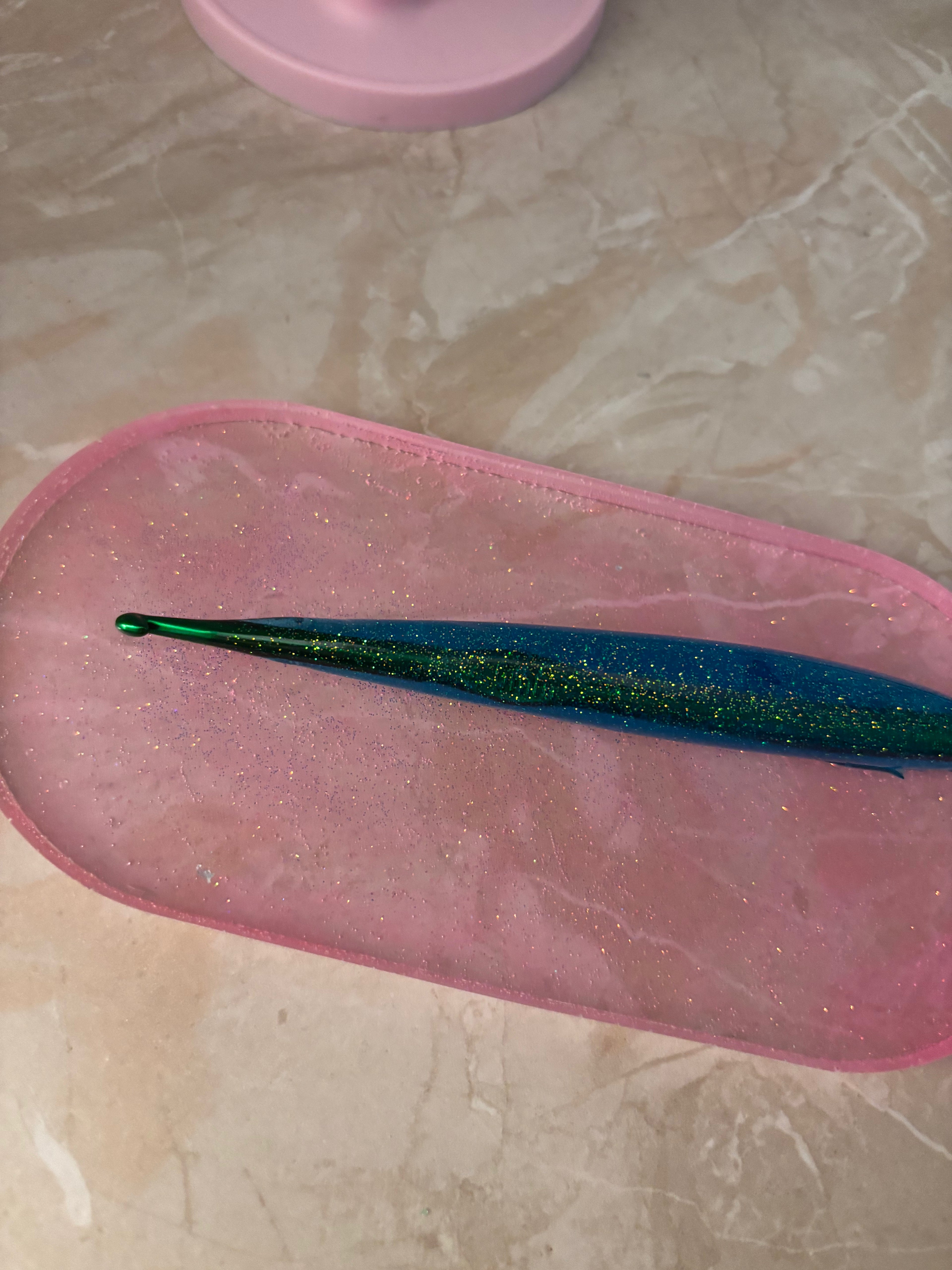 Resin Häkelnadel 4,0 MM B WARE!!!!